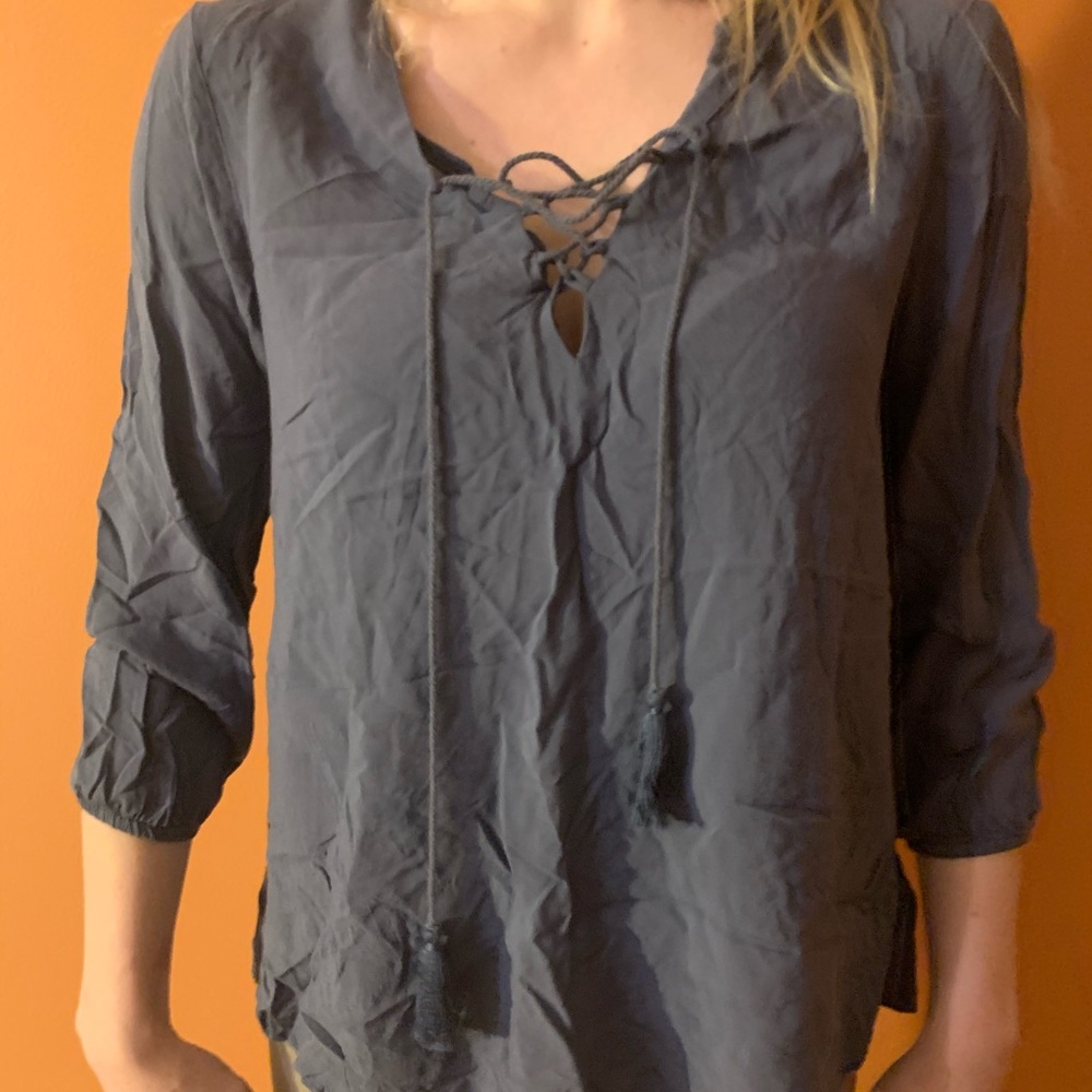 Neon Soul Mid-Sleeve Blouse
